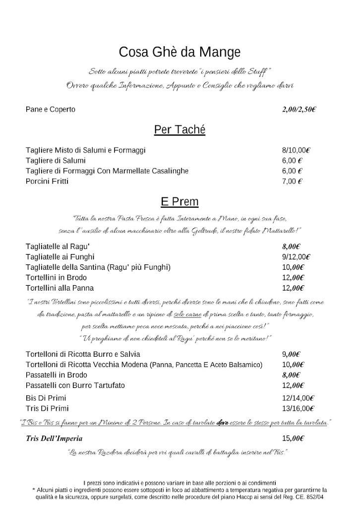 Menu_Pensione Ristorante Santina_Guiglia_image_2