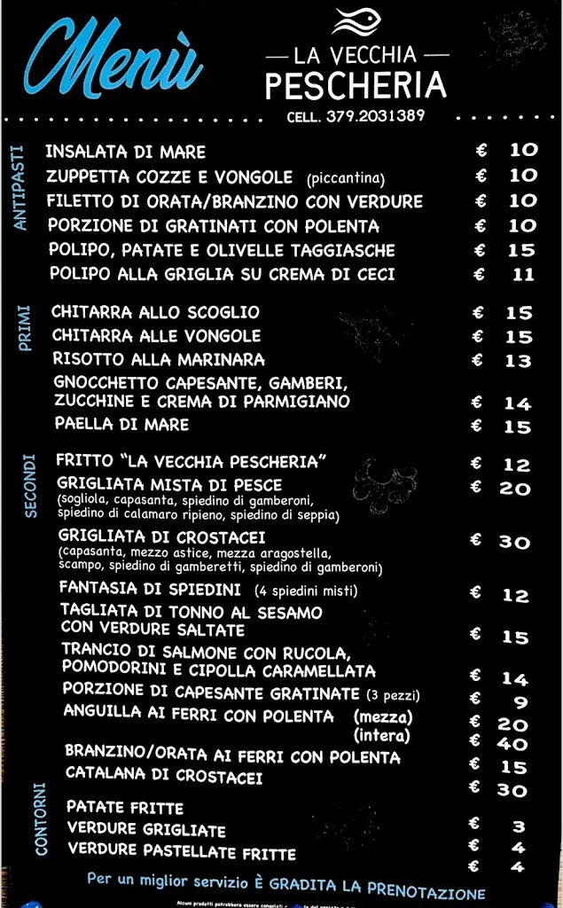 Menu_La vecchia Pescheria_Lagosanto_image_1
