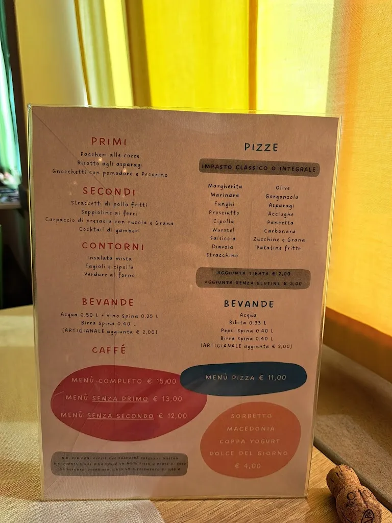 Menü_Ristorante Pizzicorì_Guastalla_Bild_1