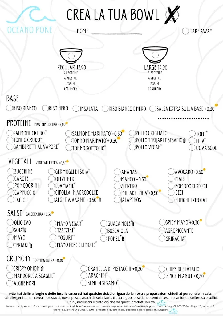 Menu_Oceano Poke Guastalla (hawaiian restaurant)_Guastalla_image_4