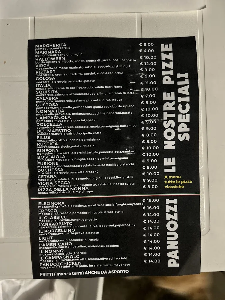 Menu_PizzArt Di Carmine Massaro_Guastalla_image_2