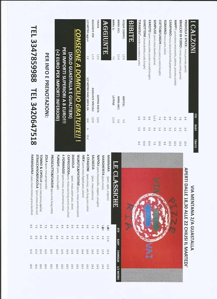 Menu_Pizzeria Via e Vai_Guastalla_image_1