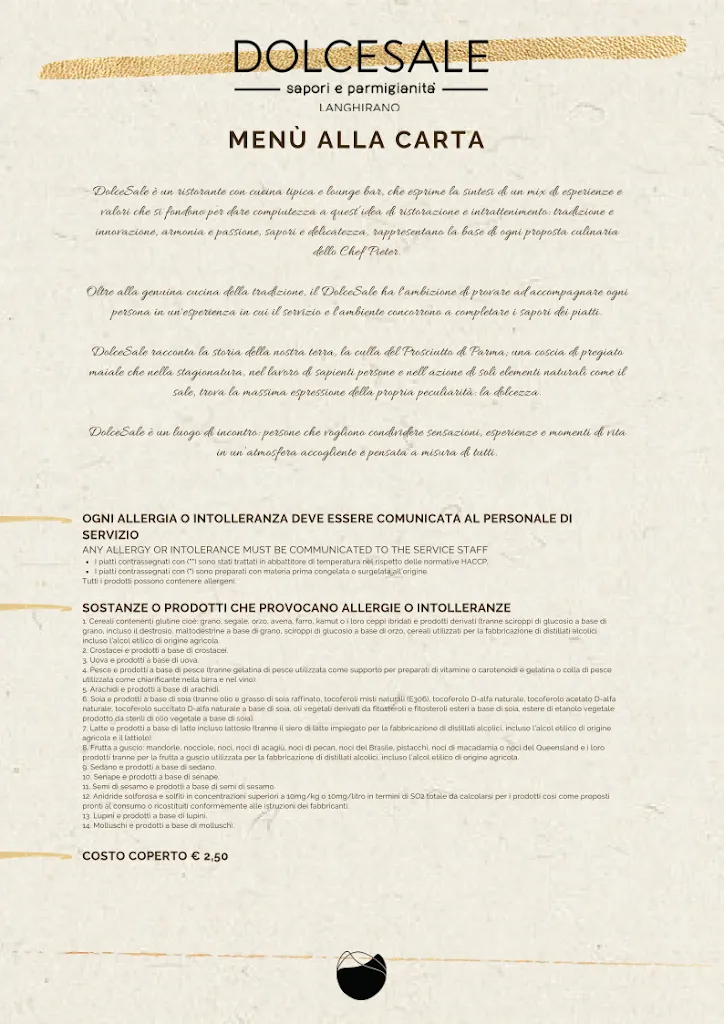 Menu_DOLCESALE, cucina & lounge bar - Langhirano_Langhirano_image_4