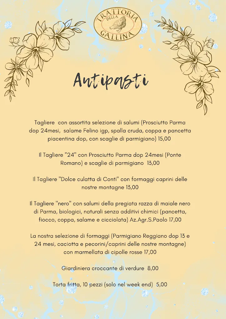 Menu_Trattoria della Gallina di Ravanetti Annarita_Langhirano_image_3