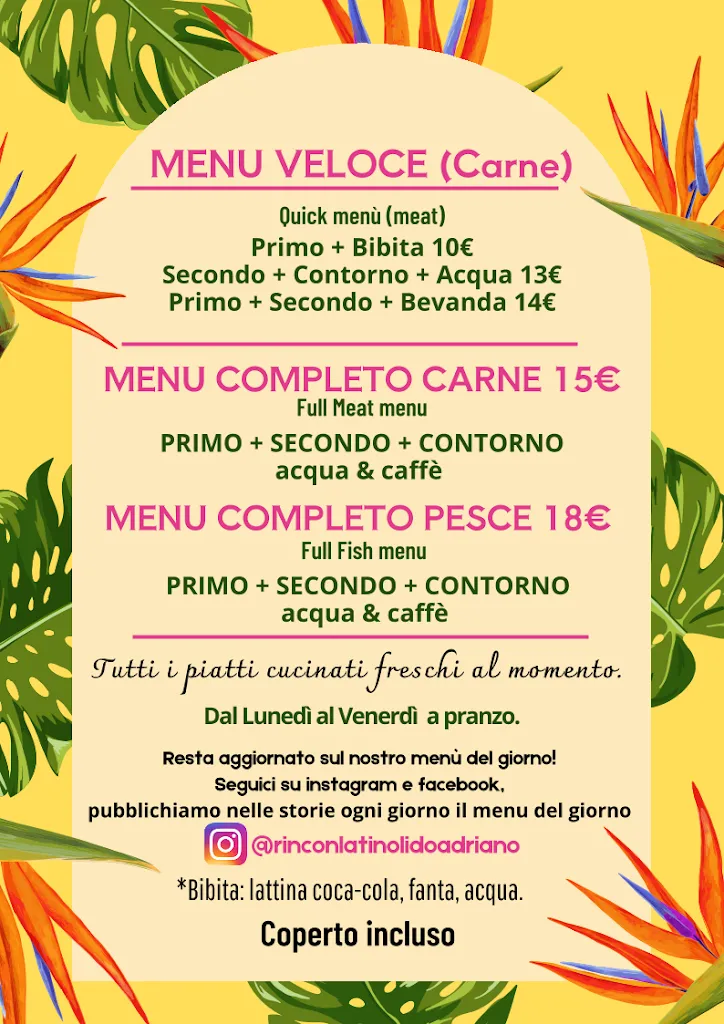 Menu_Rincon Latino Lido Adriano Bar Ristorante_Lido Adriano_image_2