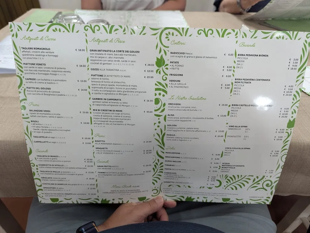 Menu_Ristorante La Corte dei Golosi_Lido Adriano_immagine_1