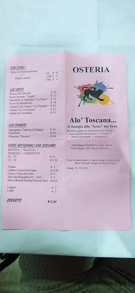 Menu_Osteria Alò Toscana_Lido Adriano_immagine_4