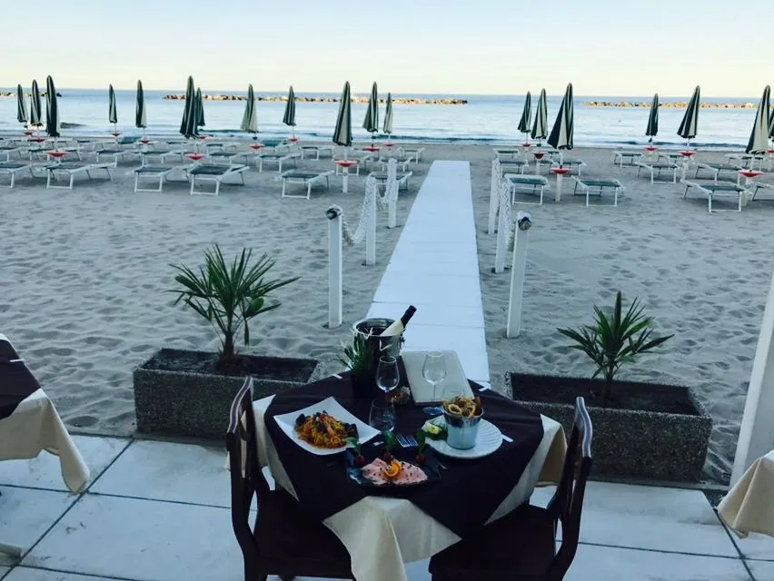 Marina Beach restaurant in Lido Adriano