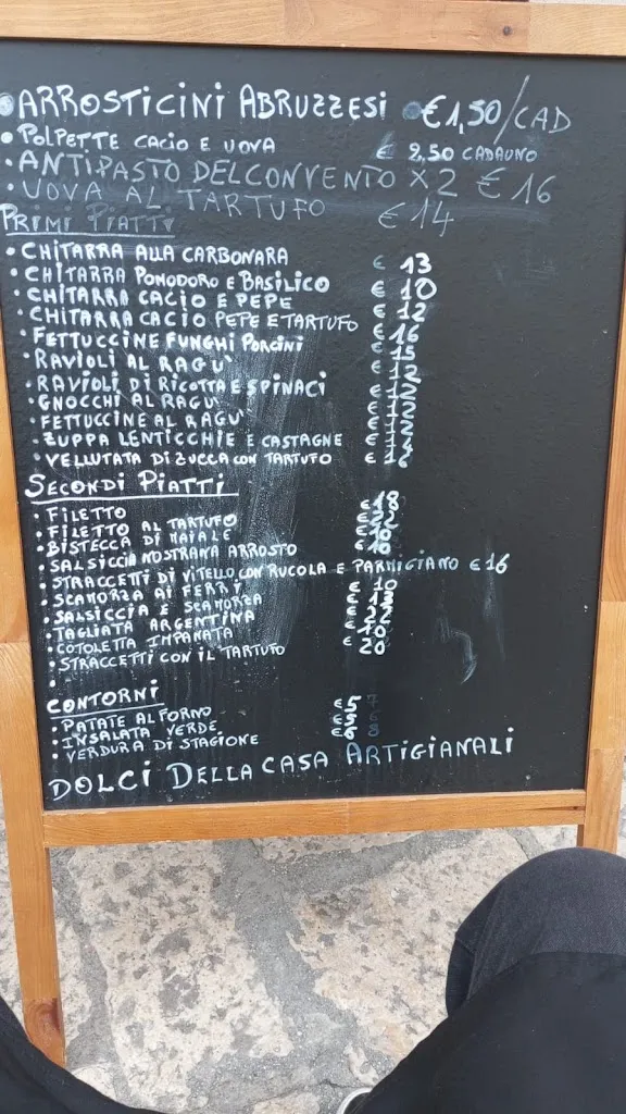 Menu_Ristorante bar del convento_Pescocostanzo_image_1