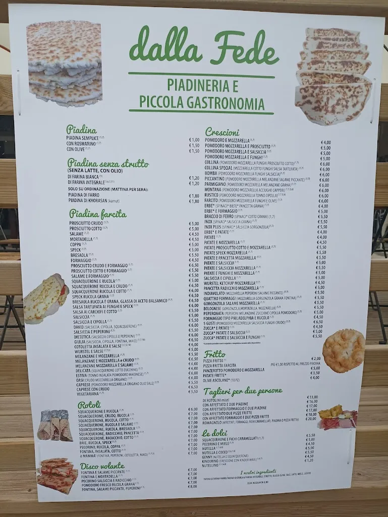 Menu_Dalla Fede Piadineria_Lido Adriano_image_2