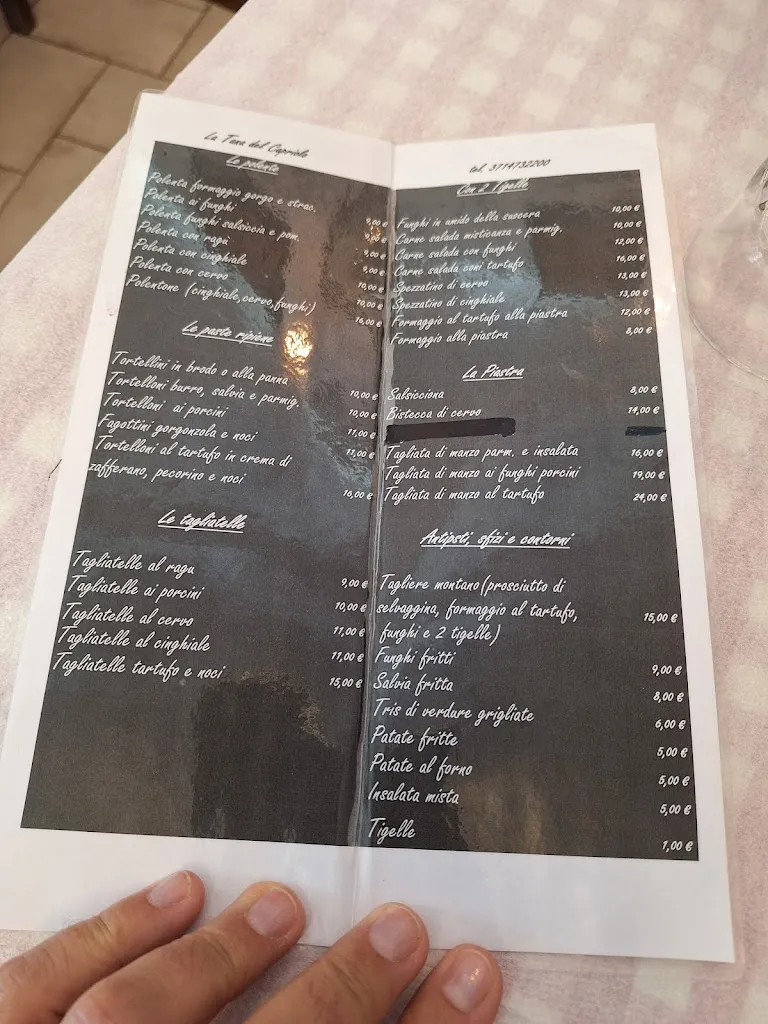 Menu_La Tana del Capriolo_Lizzano in Belvedere_image_3