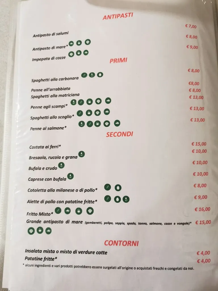 Menu_Pizzeria Ristorante da Nino_Luzzara_image_1
