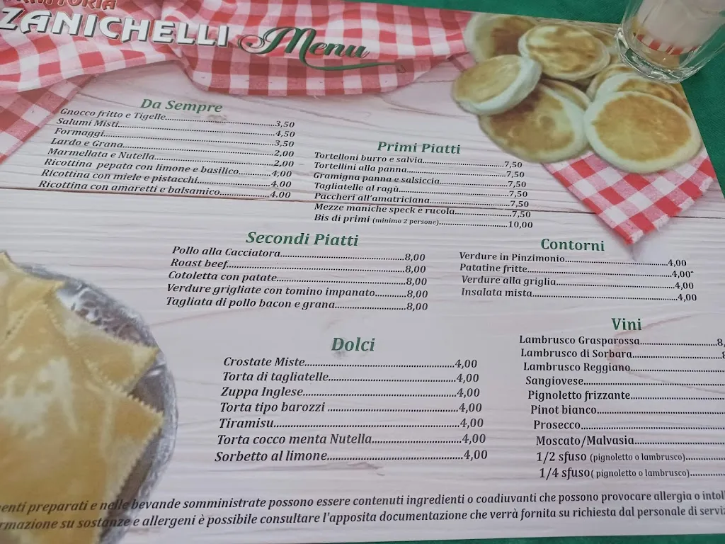 Menu_Trattoria Zanichelli_Maranello_image_3