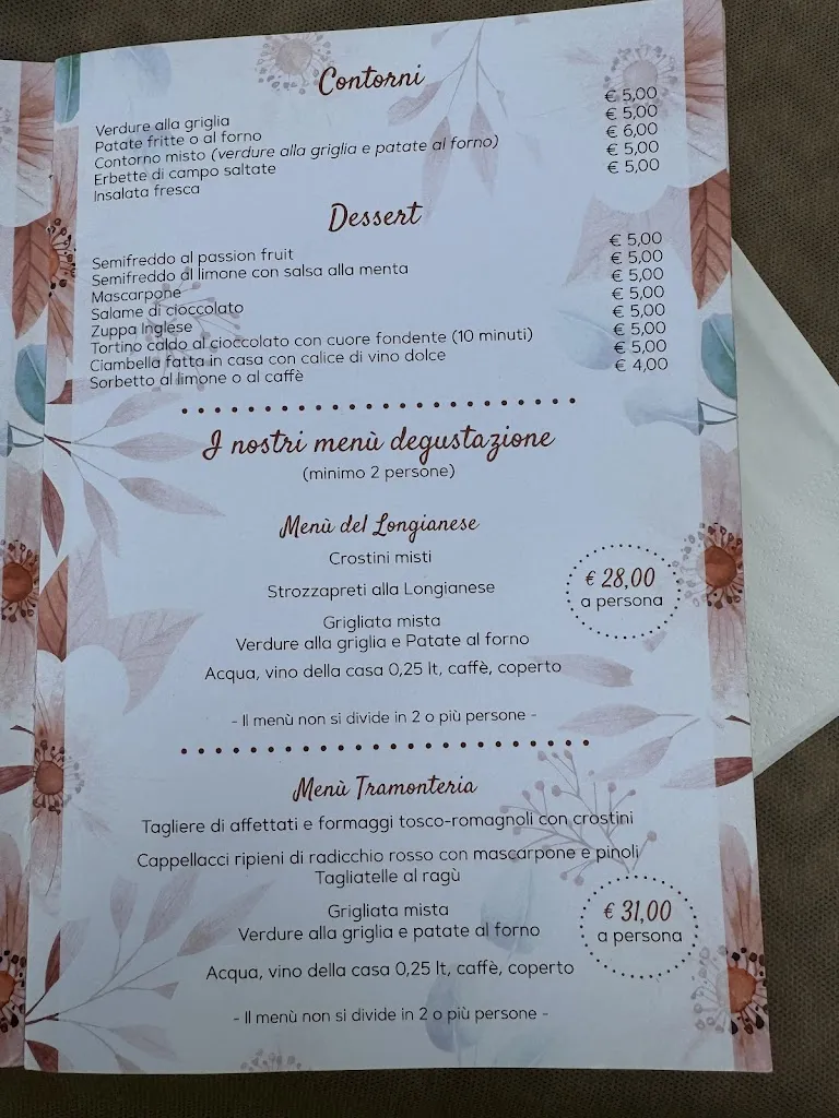 Menu_LA TRAMONTERIA - Pizze, Cucina e Tramonti_Longiano_image_3