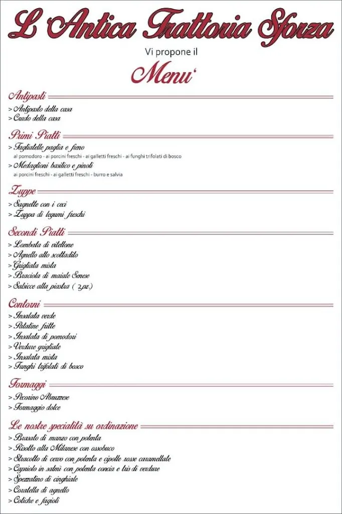 Menu_Antica trattoria Sforza_Bisegna_image_1