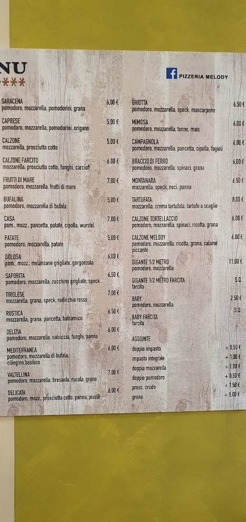 Menu_Pizza Al Taglio Melody Di Vandini Sonia_Marano sul Panaro_image_3