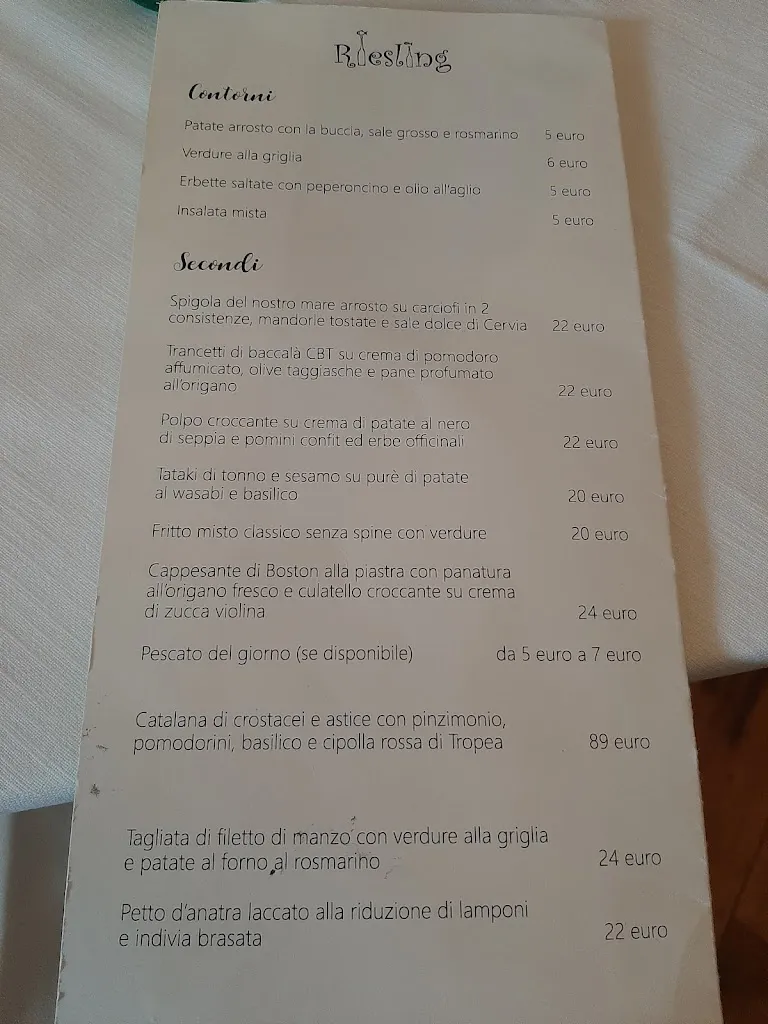 Menu_Ristorante Riesling Vino E Cucina_Marina di Ravenna_image_2