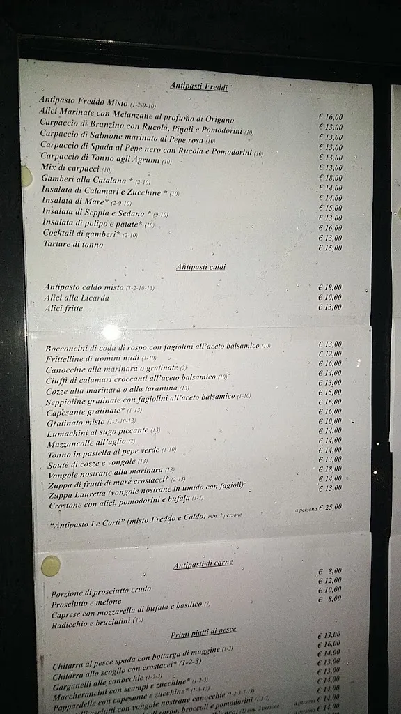 Menu_Trattoria Le Corti_Marina di Ravenna_image_4