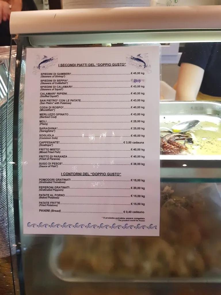 Menu_Il doppio gusto della pescheria Nanni_Marina di Ravenna_image_1