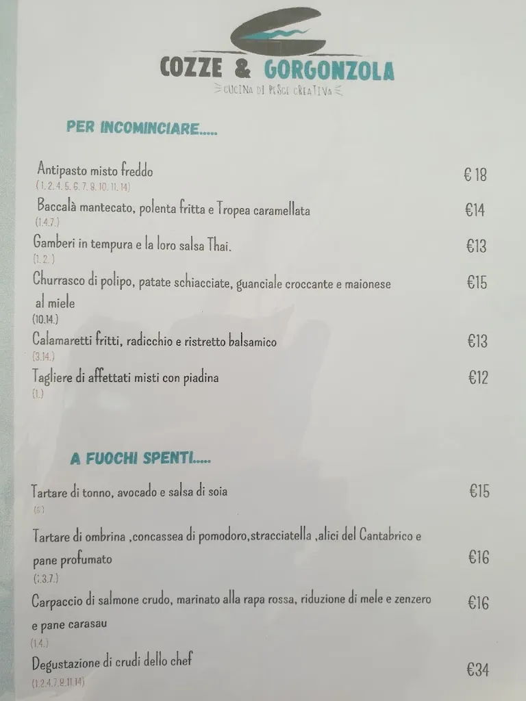 Menu_Cozze & Gorgonzola_Marina Romea_image_1