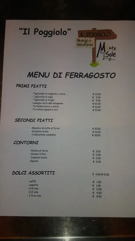 Menu_Il Poggiolo - Rifugio Re_Esistente_Marzabotto_immagine_4