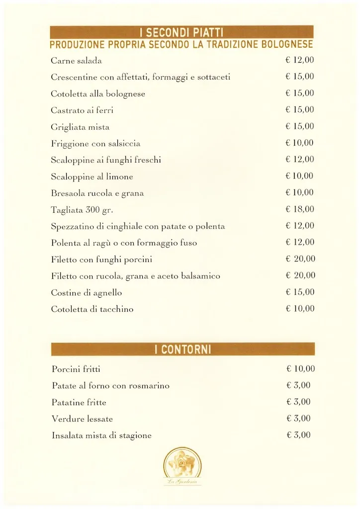 Menu_La Gardenia Trattoria-Pizzeria_Marzabotto_image_1