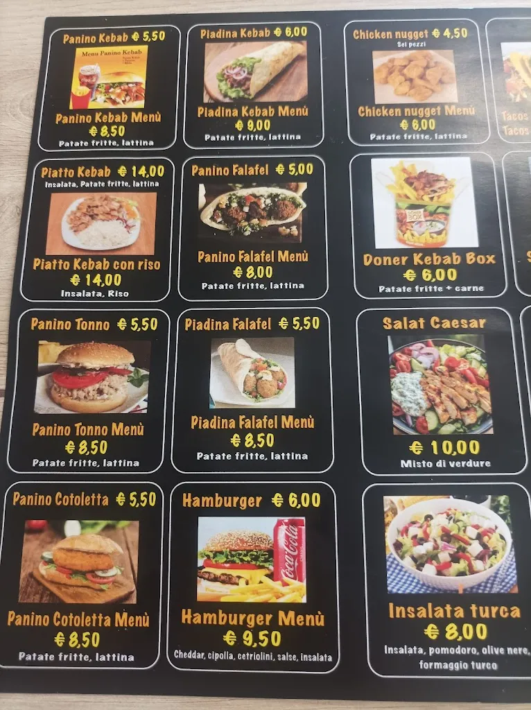 Menu_CASA DEL KEBAB PİZZA SPECİALİTÀ TURCHE_Masi-Torello_image_1