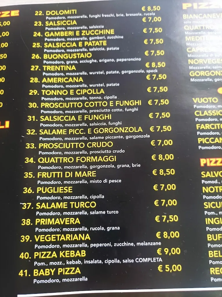 Menu_CASA DEL KEBAB PİZZA SPECİALİTÀ TURCHE_Masi-Torello_image_2