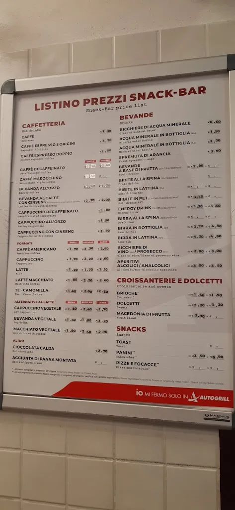 Menu_Autogrill Mercato Saraceno Ovest_Mercato Saraceno_immagine_1