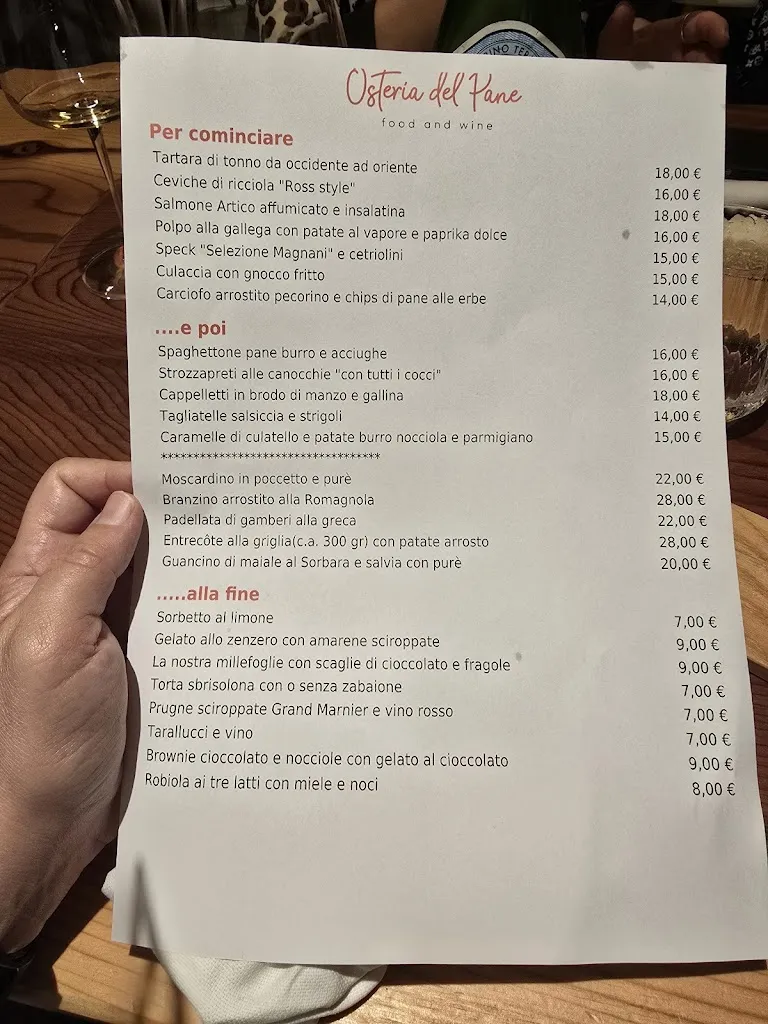 Menu_Osteria del Pane_Migliarina_image_1