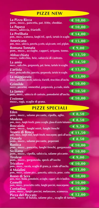 Menu_Pizzeria D'Asporto La Papaya Di Vignali James_Migliarino_immagine_4