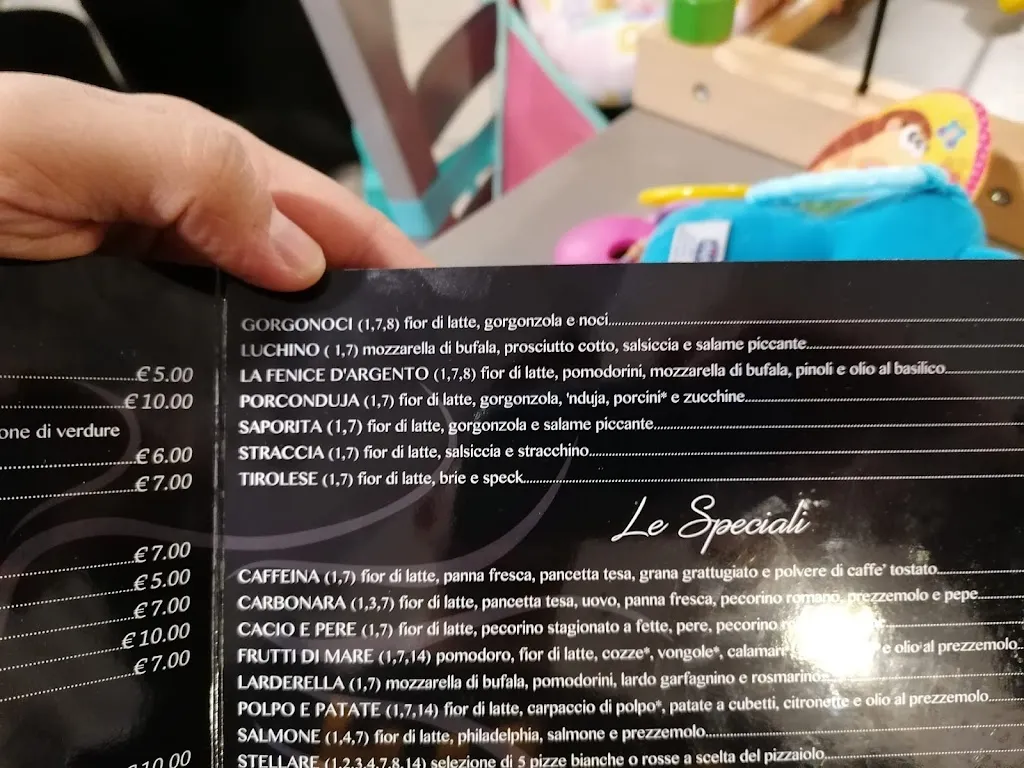 Menu_La Fenice d'Argento Pizzeria_Migliarino_image_4