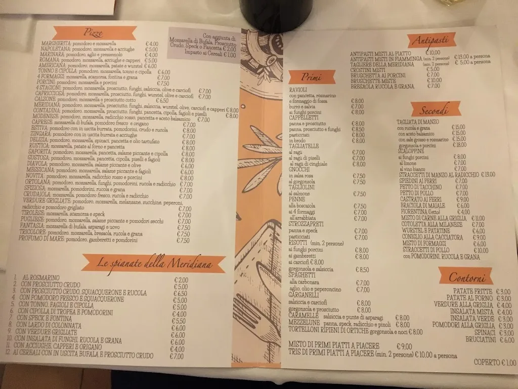 Menu_La Meridiana_Meldola_image_4