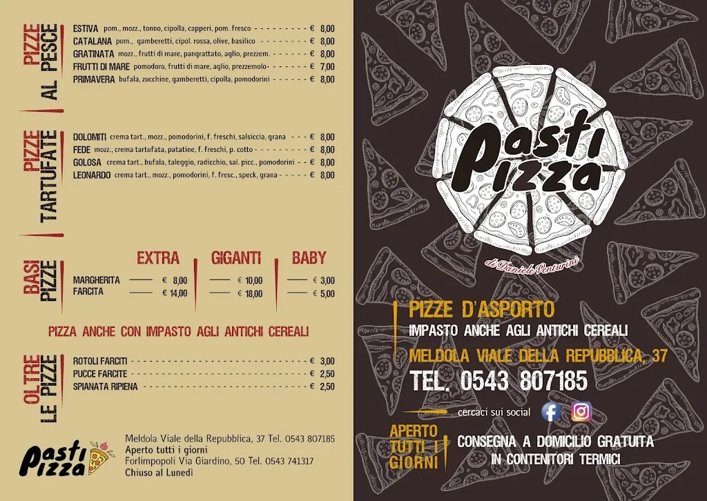 Menu_Pasti Pizza Meldola_Meldola_immagine_2