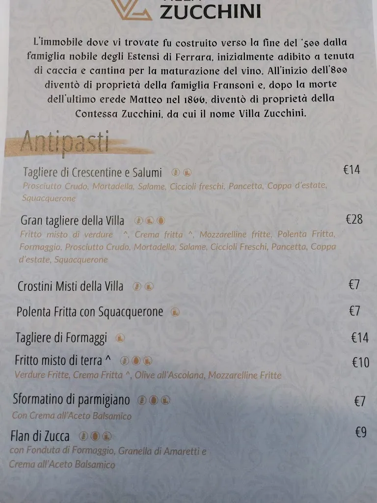 Menu_Villa Zucchini_Molinella_image_1
