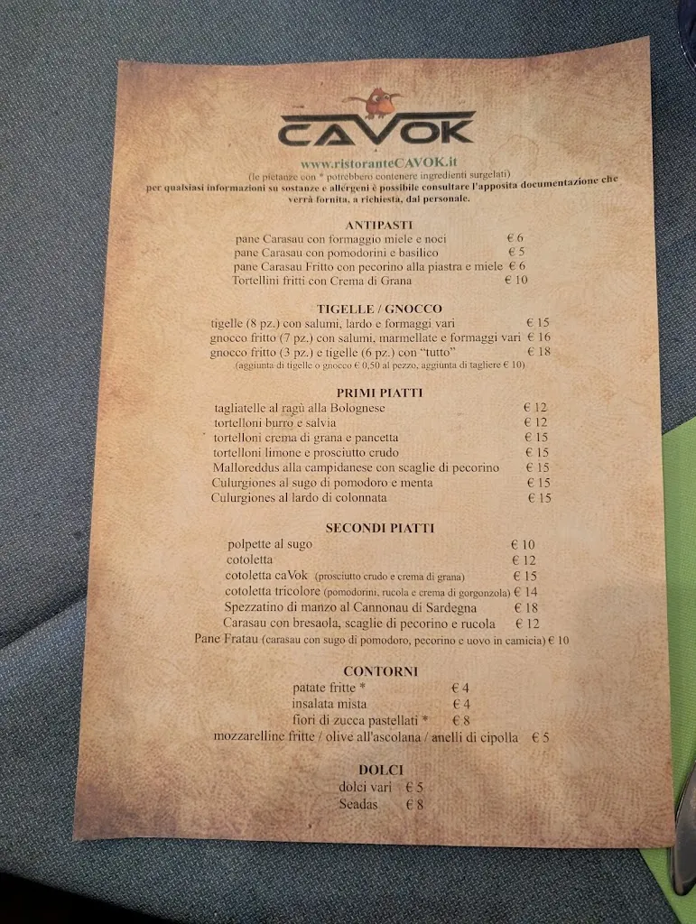 Menu_ristorante Cavok_Molinella_image_1