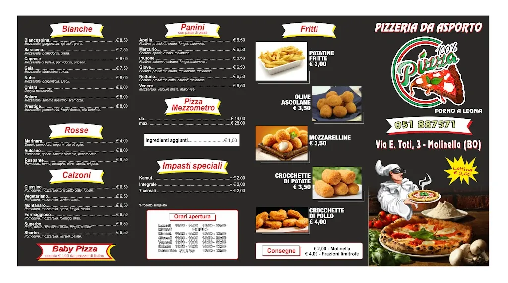 Menu_100% Pizza_Molinella_image_1