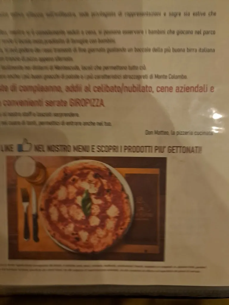 Menu_Don Matteo - Il tempio della pizza a Montescudo Monte Colombo_Monte Colombo_image_3