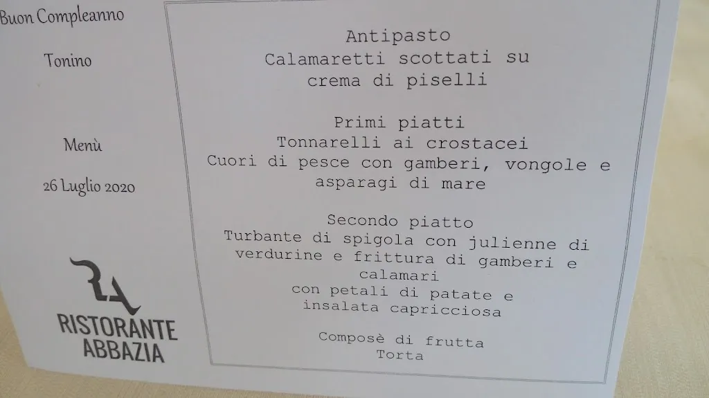 Menu_Ristorante Abbazia_Monte San Giovanni_imagen_4
