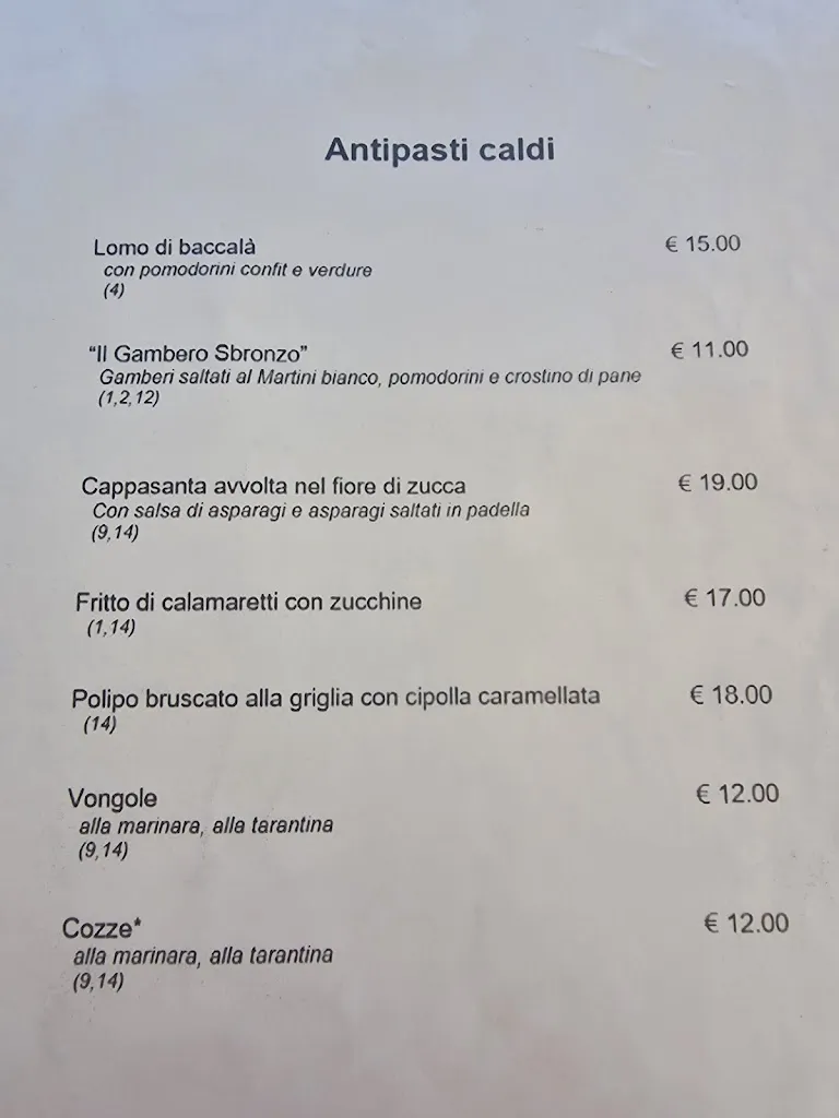 Menu_Osteria al Gambero Sbronzo_Misano Adriatico_image_1