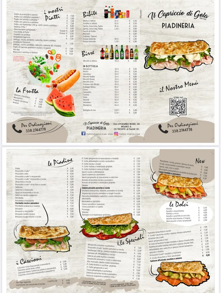 Menü_Il Capriccio Di Gola 