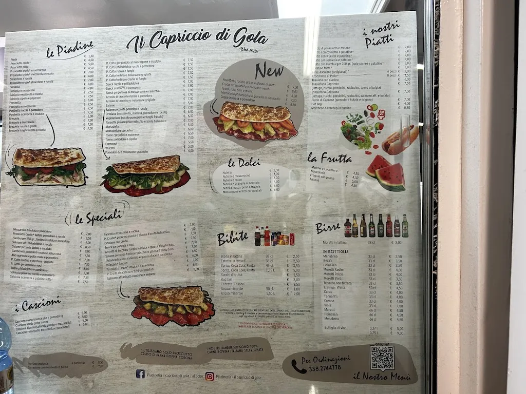 Menü_Il Capriccio Di Gola 