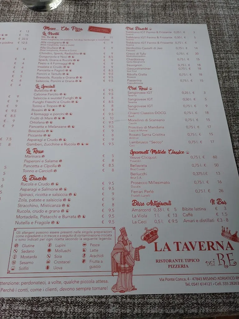 Menü_La Taverna dei Re_Misano Adriatico_Bild_4