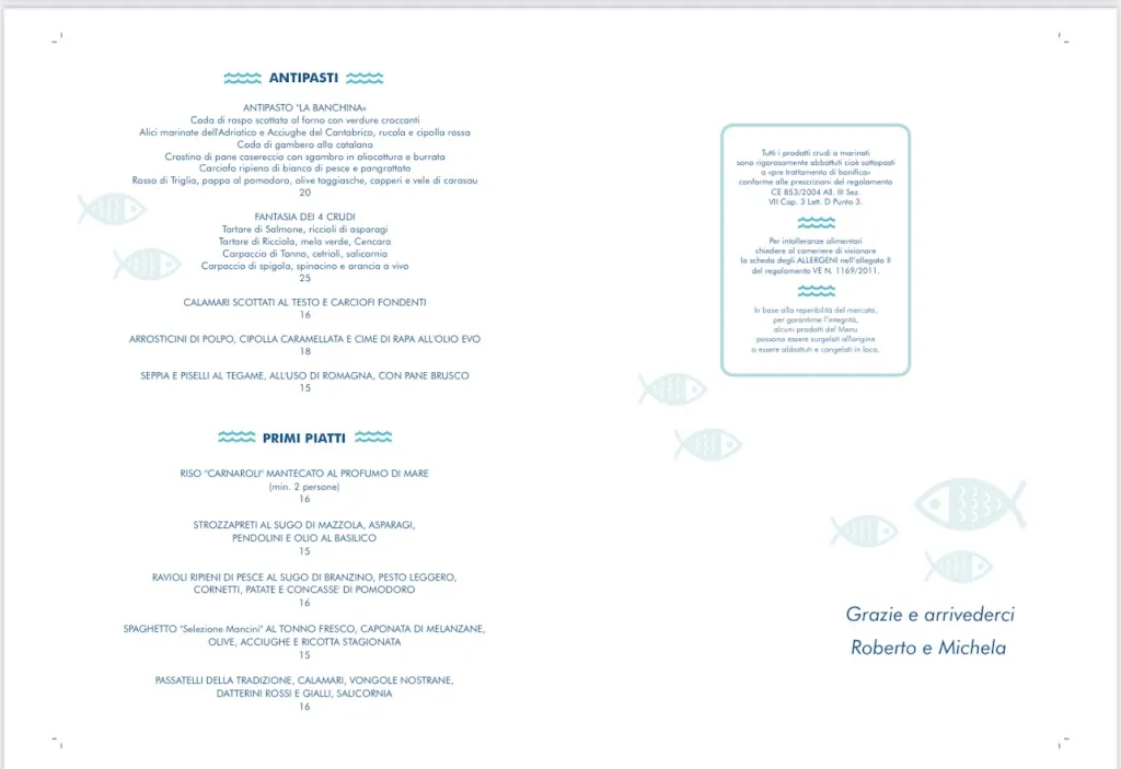 Menu_La Banchina Cucina di Mare_Misano Adriatico_image_1