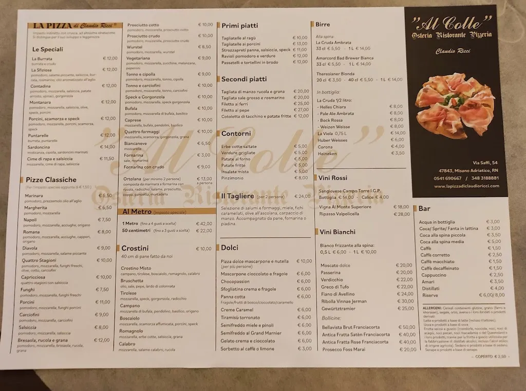 Menu_Pizzeria Al Colle_Misano Adriatico_image_1