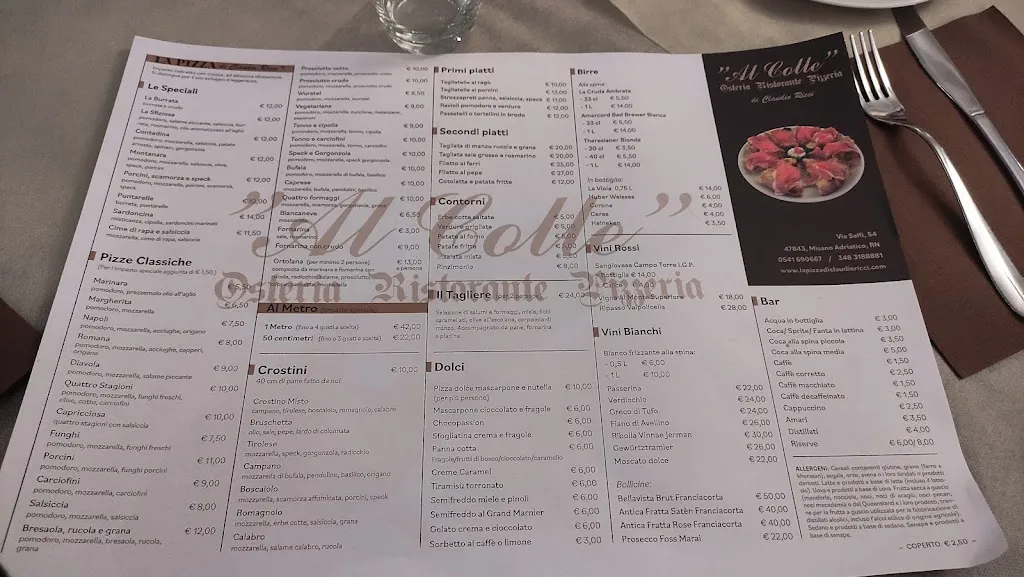 Menu_Pizzeria Al Colle_Misano Adriatico_image_2