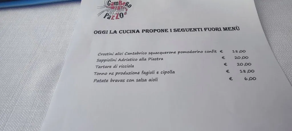 Menu_Ristorante di pesce Riccione Gambero Pazzo_Misano Adriatico_image_3