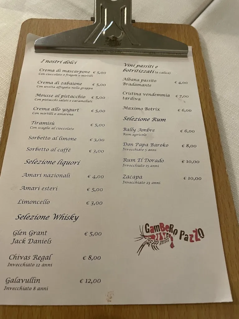 Menu_Ristorante di pesce Riccione Gambero Pazzo_Misano Adriatico_image_4