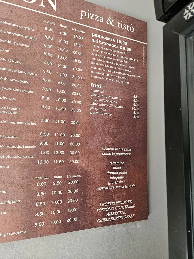 Menu_Madison - Pizza & Ristò _Montecchio Emilia_immagine_3