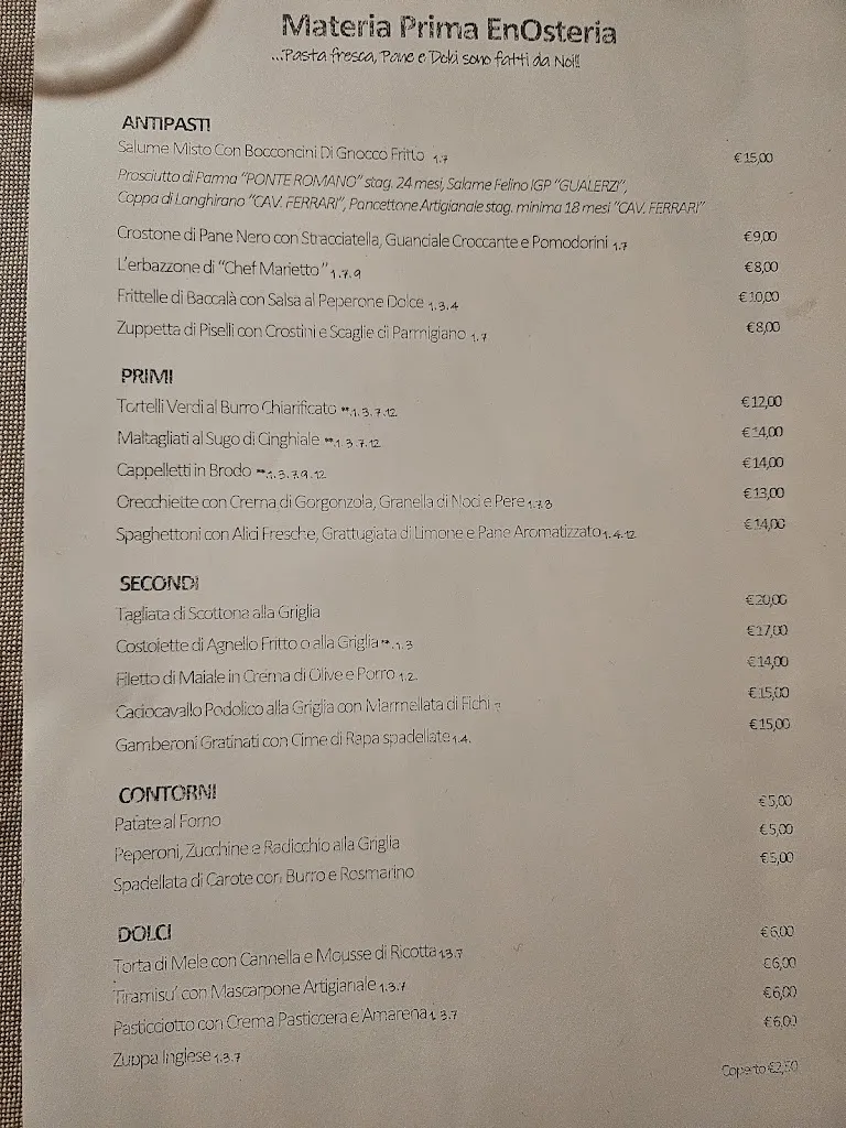 Menu_Materia Prima EnOsteria_Montecchio Emilia_image_2